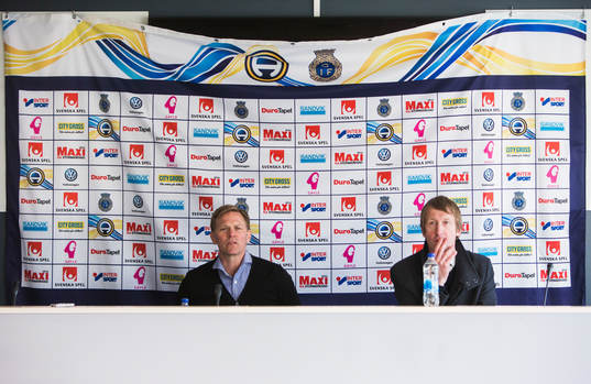 Gefles tränare Roger Sandberg och Östersunds tränare