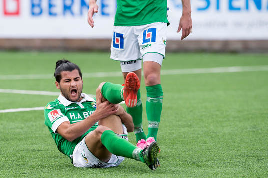 Ljungskiles Peiman Eliassi har ont
