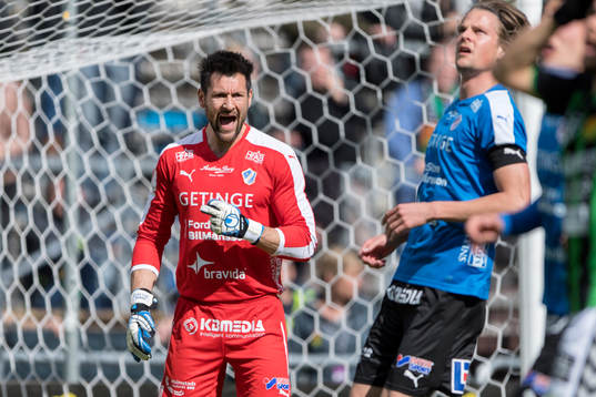 Halmstads målvakt Stojan Lukic