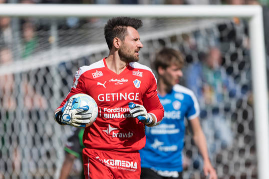 Halmstads målvakt Stojan Lukic