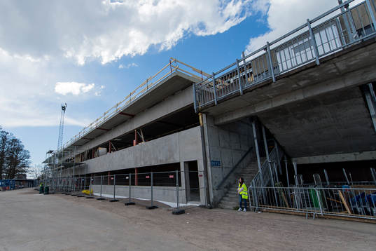 Örjans Vall ombyggnation fotbollsmatchen i Superettan