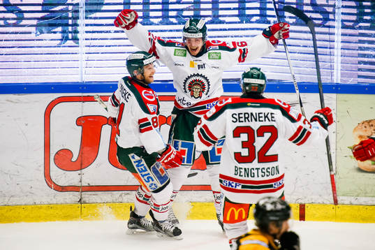 Frölundas Artturi Lehkonen jublar
