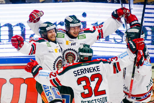 Frölundas Artturi Lehkonen jublar