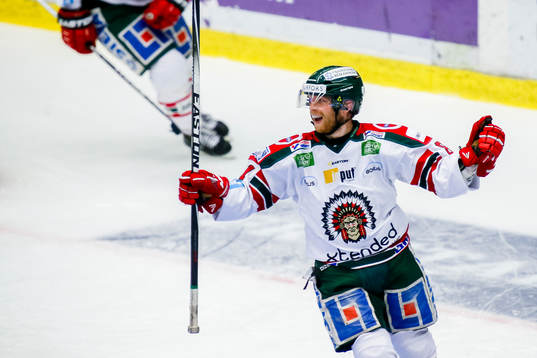 Frölundas Ryan Lasch jublar