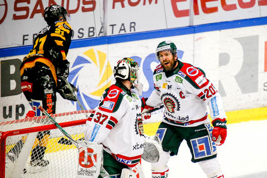 Frölundas Joel Lundqvist var arg