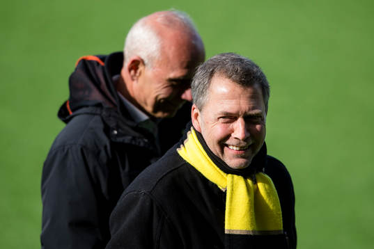 Häckens sportchef Sonny Karlsson och klubbdirektör Dennis