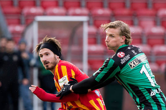 Syrianskas Louay Chanko och Varbergs Erik Nilsson
