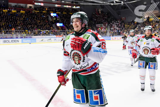 Frölundas Artturi Lehkonen jublar
