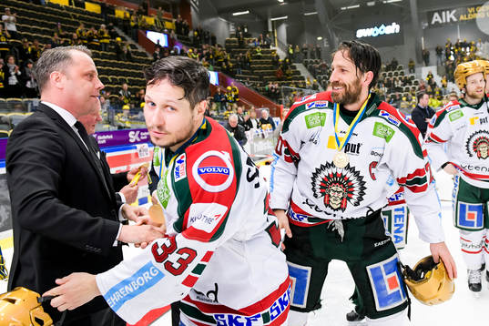 Frölundas Elias Fälth och Joel Lundqvist
