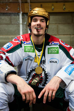 Frölundas Oliver Lauridsen jublar