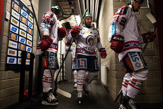 Frölundas Oliver Lauridsen, Joel Lundqvist och Nicklas