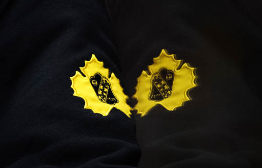 Skellefteås logotyp reflekteras