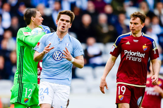 Malmö FFs Vidar Örn Kjartansson deppar