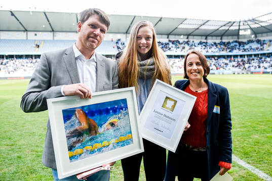 Ulf Jarevik, Sportchef och Pia Rehnquist, Chefredaktör på