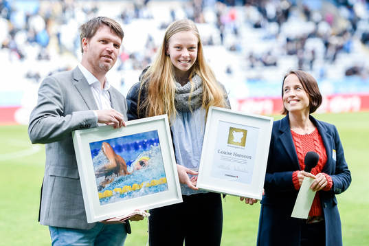 Ulf Jarevik, Sportchef och Pia Rehnquist, Chefredaktör på