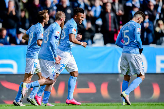 Malmö FFs spelare jublar