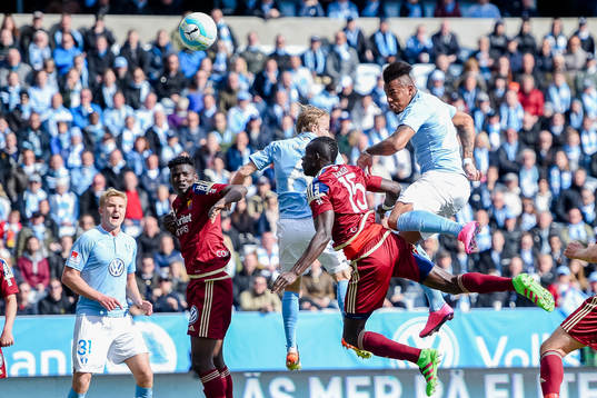 Malmö FFs Felipe Carvalho gör 1-0