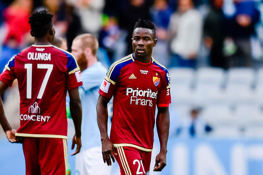 Djurgårdens Sam Johnson deppar