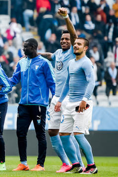 Malmö FFs Felipe Carvalho jublar