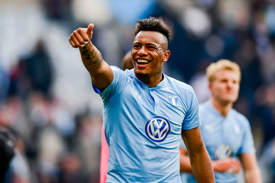 Malmö FFs Felipe Carvalho jublar
