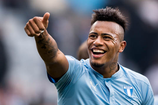 Malmö FFs Felipe Carvalho jublar