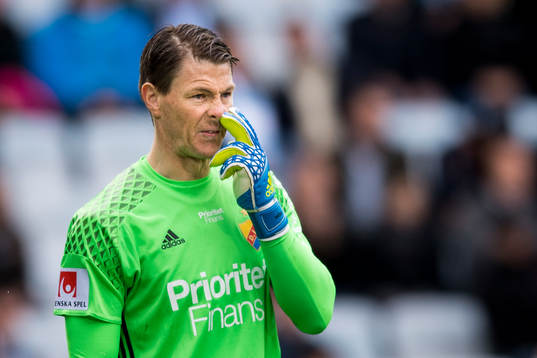 Djurgårdens målvakt Kenneth Høie