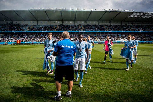 Malmö FFs Rasmus Bengtsson och Pa Konate