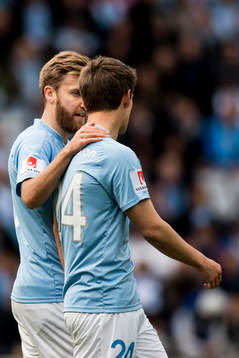 Malmö FFs Rasmus Bengtsson u samtal med Vidar Örn