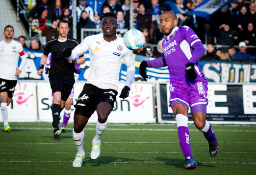 Örebros Alhassan Kamara och IFK Göteborgs Haitam Aleesami