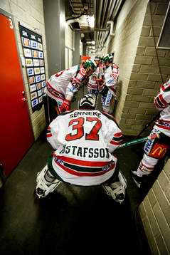 Frölundas målvakt Johan Gustafsson
