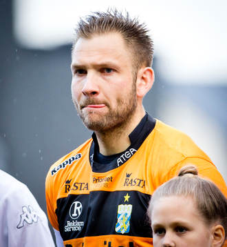IFK Göteborgs målvakt John Alvbåge deppar