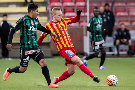 Syrianskas Alexander Michel och Varbergs Hosam Aiesh