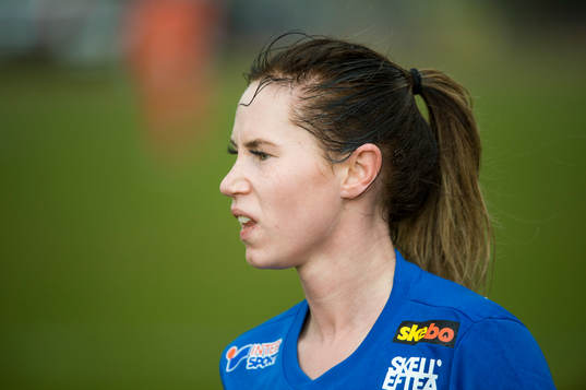 Sunnanås Mikaela Sundlöv fotbollsmatchen i Elitettan