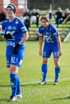Sunnanås Taylor Leach och i förgrunden Ashley Nicol