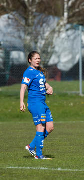 Sunnanås Michelle Wörner fotbollsmatchen i Elitettan