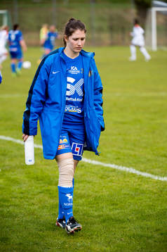 Sunnanås Stina Hedlund fotbollsmatchen i Elitettan mellan