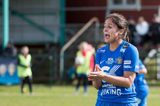 Sunnanås Taylor Leach  fotbollsmatchen i Elitettan mellan