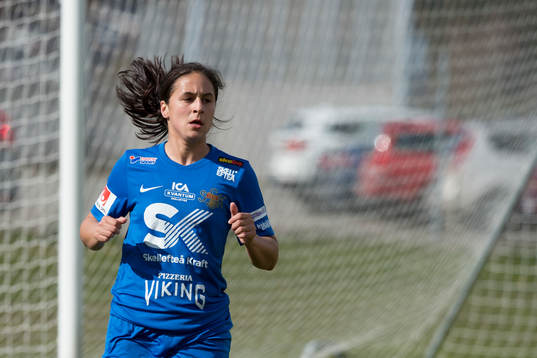 Sunnanås Taylor Leach  fotbollsmatchen i Elitettan mellan