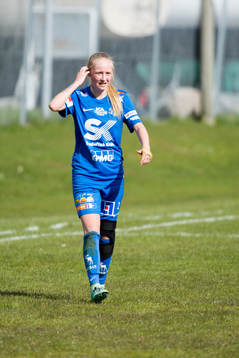 Sunnanås Jessica Sikström  fotbollsmatchen i Elitettan