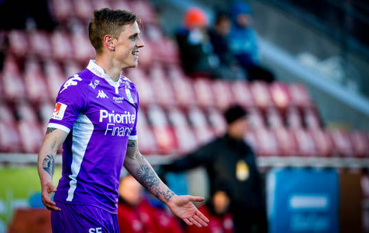 IFK Göteborgs Sören Rieks deppar