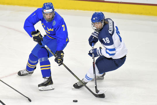 Sveriges Hugo Danielsson och Finlands Janne Kuokkanen