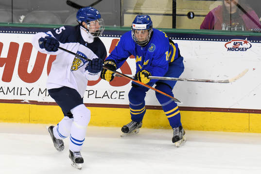 Finlands Otto Mäkinen och Sveriges Erik Brännström