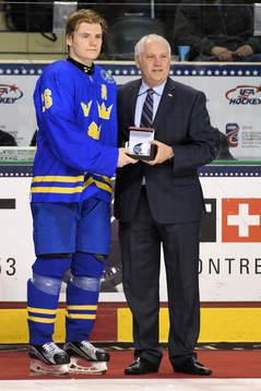 Sveriges Lias Andersson prisas