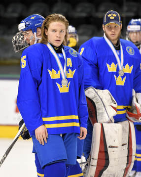 Sveriges Rickard Hugg och Filip Gustavsson deppar