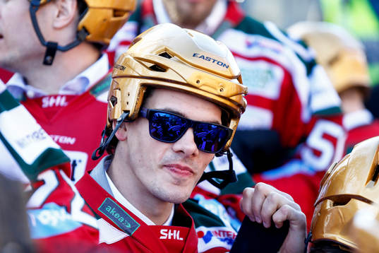 Frölundas Oliver Lauridsen jublar