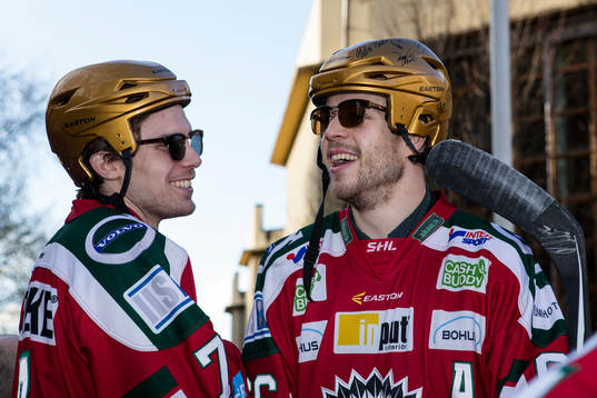 Frölundas Henrik Tömmernes och Oscar Fantenberg