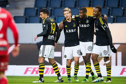 s Ahmed Yasin, Anton Jönsson Salétros, Alexander Isak och