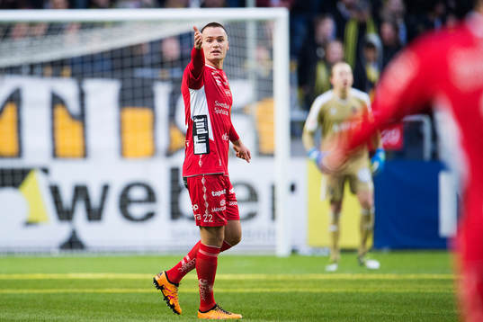 Elfsborgs Viktor Prodell reagerar