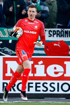 Norrköpings målvakt Andreas Vaikla
