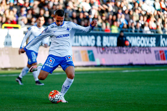 Norrköpings Linus Wahlqvist gör 1-0